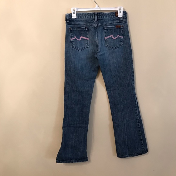 7 for All Mankind Medium Wash Jeans - Picture 3 of 6